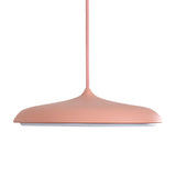 Modern Metal Pendant Light With White/Pink/Yellow Shade - 10/16 Diameter Warm/White Lighting