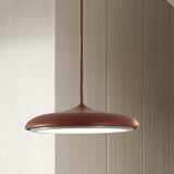 Modern Metal Pendant Light With White/Pink/Yellow Shade - 10/16 Diameter Warm/White Lighting Yellow