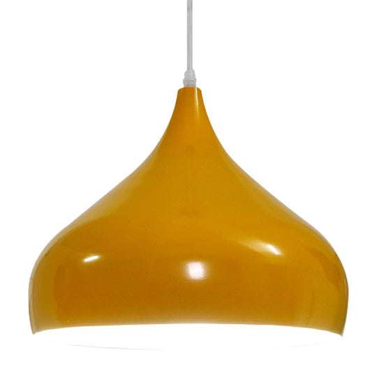 12.5/16.5 Wide Dome Pendant Lighting Modern Iron Hanging Light - 1 Black/White/Red

Note: Although