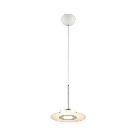 Ultrathin Acrylic Island Pendant Light: Simple Led Fixture In Warm/White/Natural Light