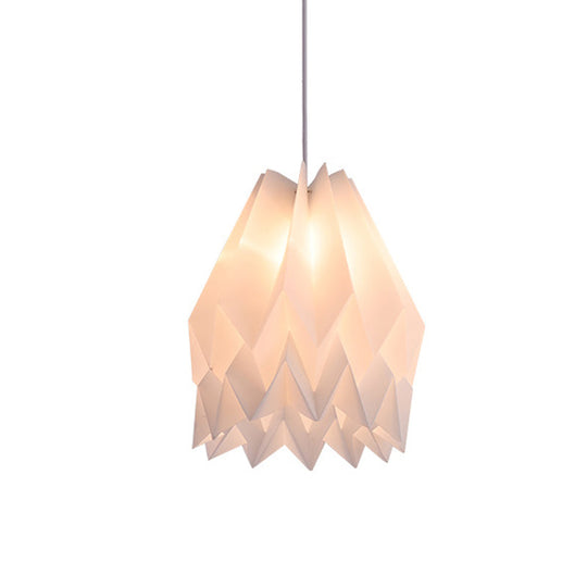 Sleek Acrylic Pendant Lamp - Modernist Design White Finish