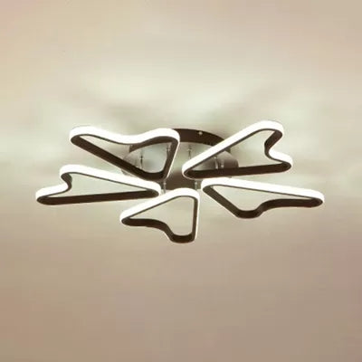 Horn-Shaped Led Ceiling Lamp For Modern Child Bedroom Made Of Acrylic