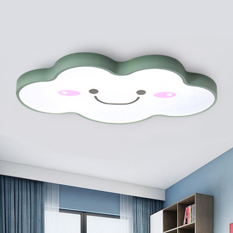 Smiling Cloud Ceiling Light - Childrens Nordic Style Acrylic Fixture