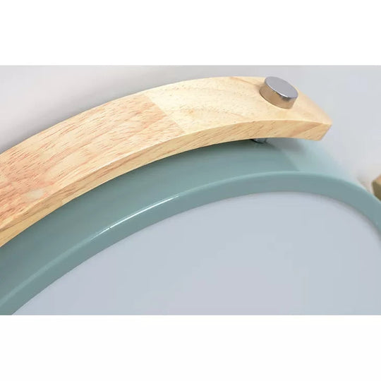 Stylish Round Ceiling Mount Study Room Light With Acrylic Macaron Undertint