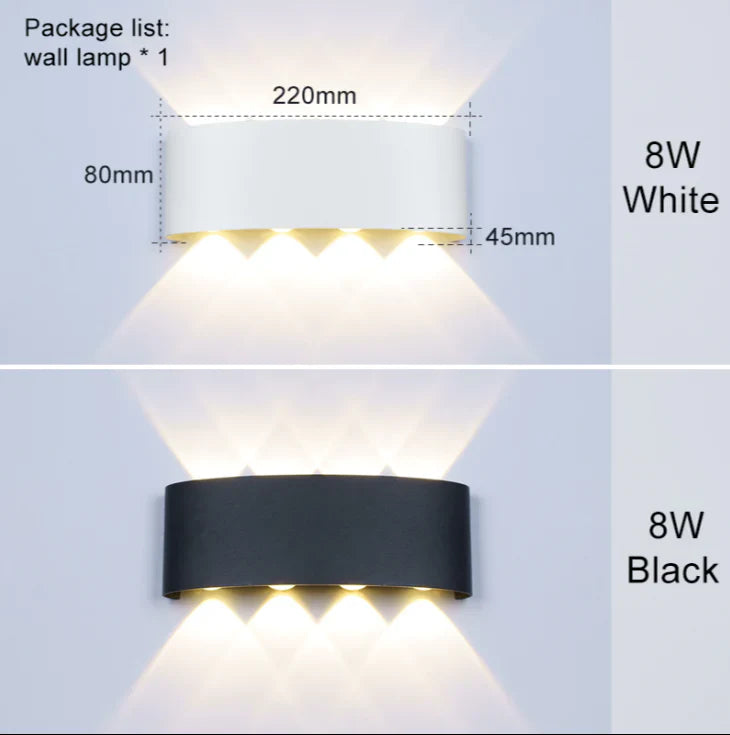 Led Outdoor Waterproof Wall Lamp Led Light Porch Courtyard Garden Lights Balconi Lighting Outdoor