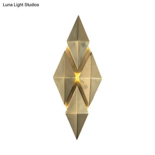 7 & 11 Rhombus Metal Sconce Light - Colonial Style Wall Mounted Fixture