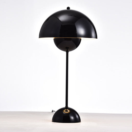 Macaroon Finish Table Lamp With Dome Shade Ideal For Study Room Or Reading Nook