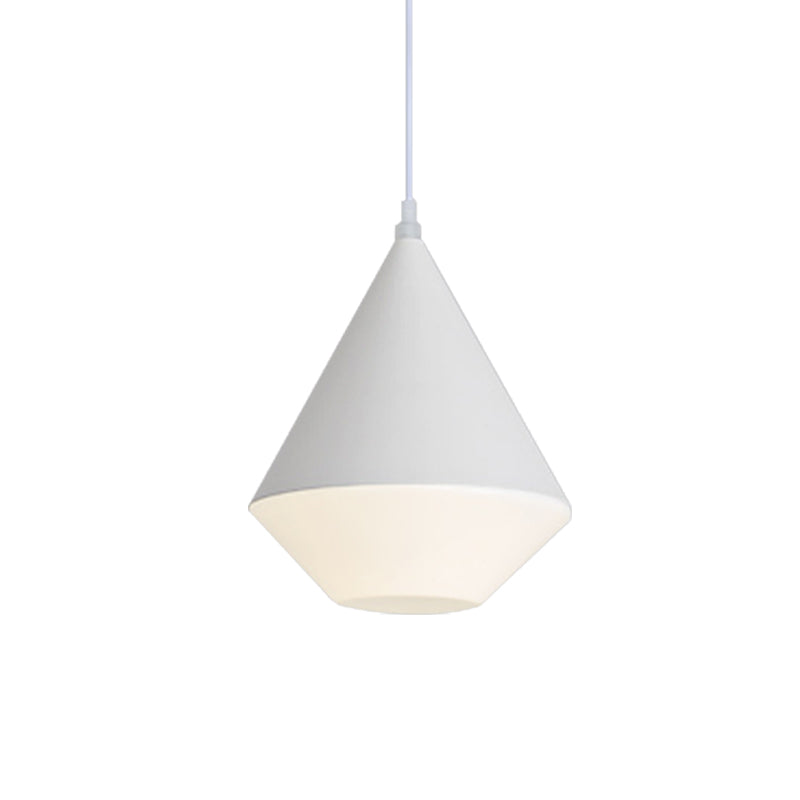 Modern Diamond Acrylic Led Pendant Light Fixture For Dining Table