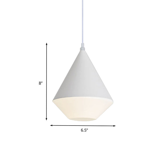 Modern Diamond Acrylic Led Pendant Light Fixture For Dining Table