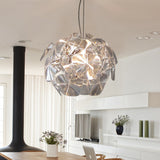Modern Clear Blossom Ceiling Light With Acrylic Panel Pendant
