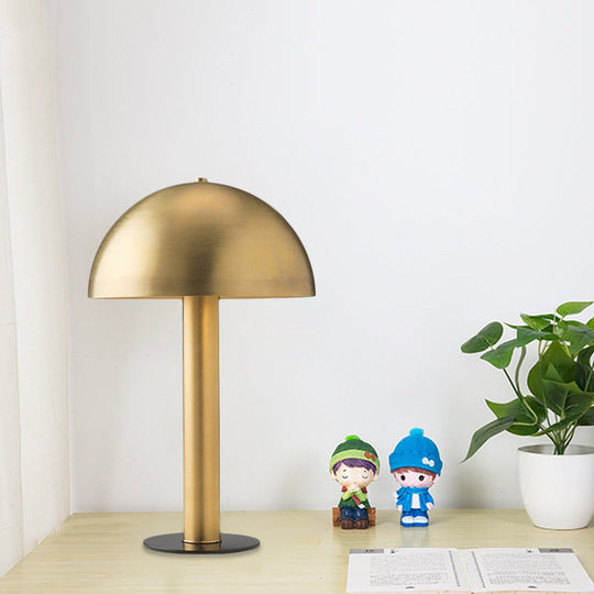 Post-Modern Iron Desk Lamp - Gold Finish Night Table Light With Plug-In Cord