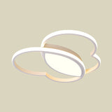 Loving Heart Led Flush Mount Ceiling Light Fixture - Nordic Style For Nursery (White/Pink/Blue)