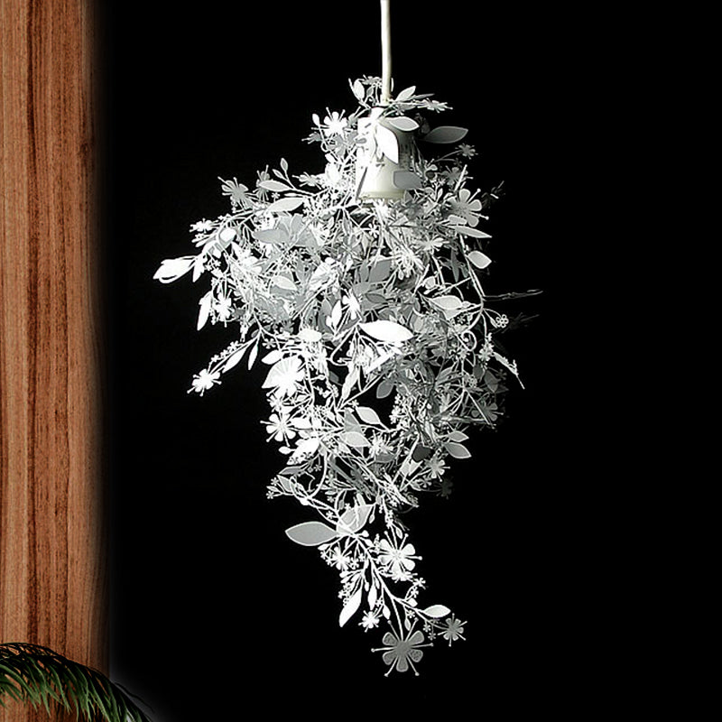 Modern Garland Pendant Light With Chrome Finish