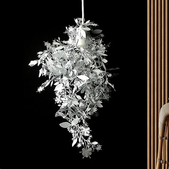 Modern Garland Pendant Light With Chrome Finish