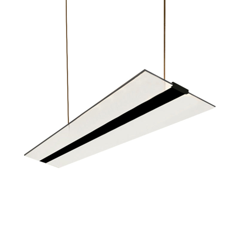 Modern Flaky Pendant Led Dining Room Hanging Lamp Kit In Warm/White/Natural Light