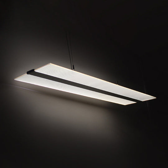 Modern Flaky Pendant Light: Acrylic Led Hanging Lamp Kit In Warm/White/Natural Light