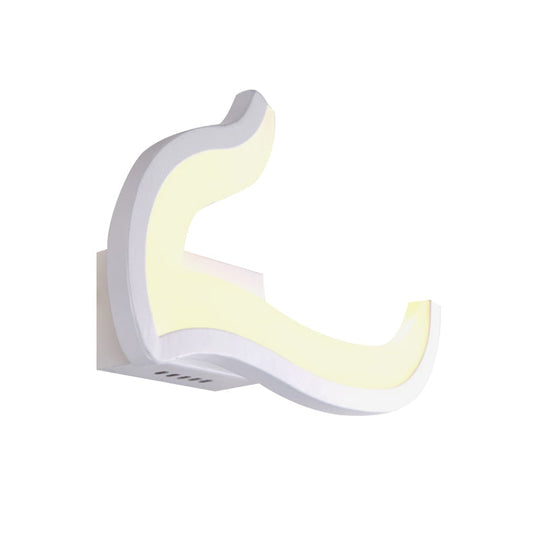 Minimalist Geometric Led Wall Sconce Warm/White Light