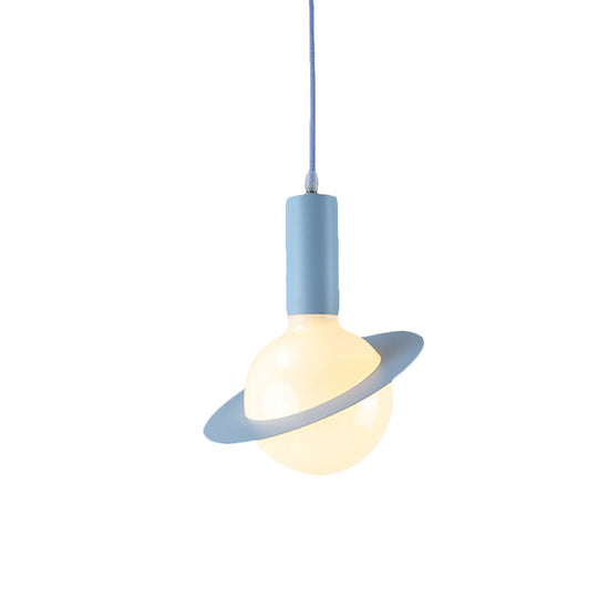 Modern Glass Pendant Light With Colorful Shades - Ideal For Dining Room Décor