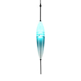 Modern Blue Teardrop Pendant Lamp With Glass Shade In White/Warm Light / White A