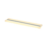 Modern Led Acrylic Flush Mount Light - 16/23.5/31.5 Wide White Ceiling Fixture With Warm/White