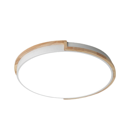 Eye - Caring Slim Drum Led Ceiling Light For Bedroom - Choice Of 3 Sizes In Black Grey Or White