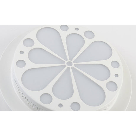 Modern Art Deco Flush Mount Ceiling Light For Hallway - Stylish Circular Acrylic Lamp