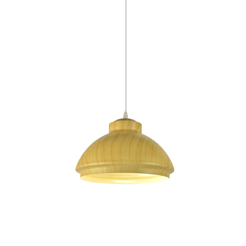 Loft Style Aluminum Hanging Pendant Light - Coffee/Green Bowl Shade For Dining Room