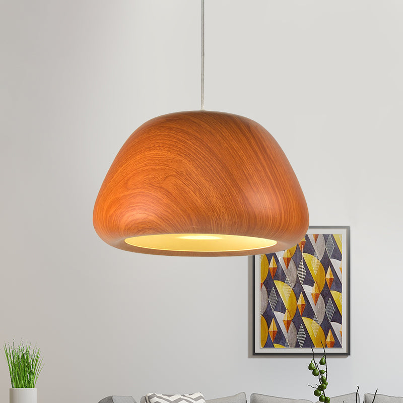 Vintage Aluminum Ceiling Hang Fixture - Green/Red Brown/Coffee Pendant Light For Living Room Bowl