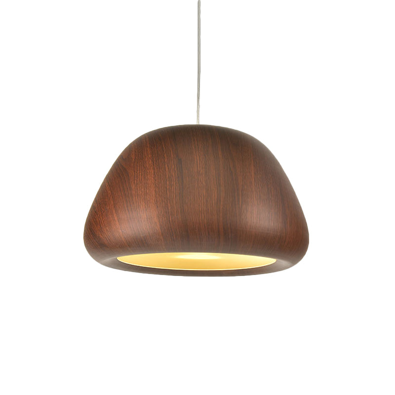 Vintage Aluminum Ceiling Hang Fixture - Green/Red Brown/Coffee Pendant Light For Living Room Bowl