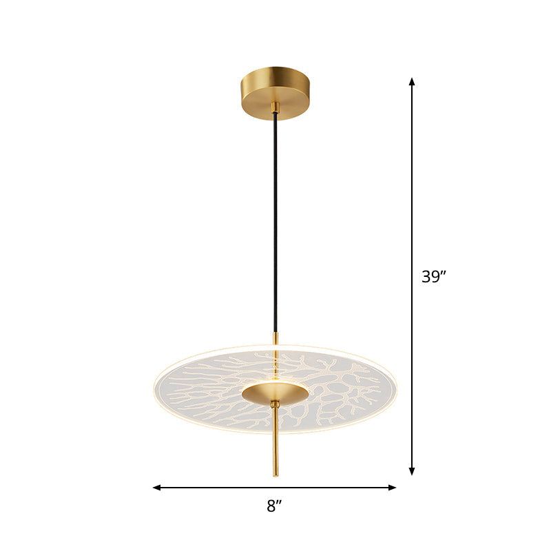 Clear Glass Led Pendant Light For Restaurants - Minimalist Style