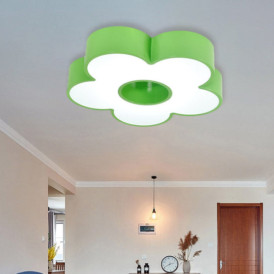 Colorful Acrylic Flower Led Ceiling Light For Kindergarten