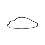 Contemporary Led Cloud Acrylic Flush Light For Bedroom Ceiling Mounted