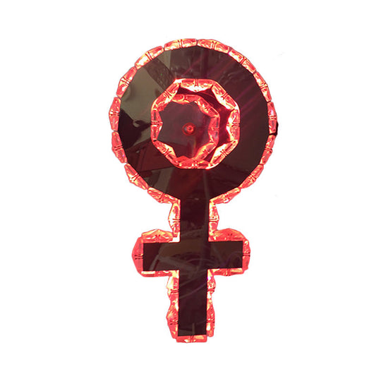 Modernist Style Crystal Led Bedroom Wall Sconce Light With Nickel Girl Logo