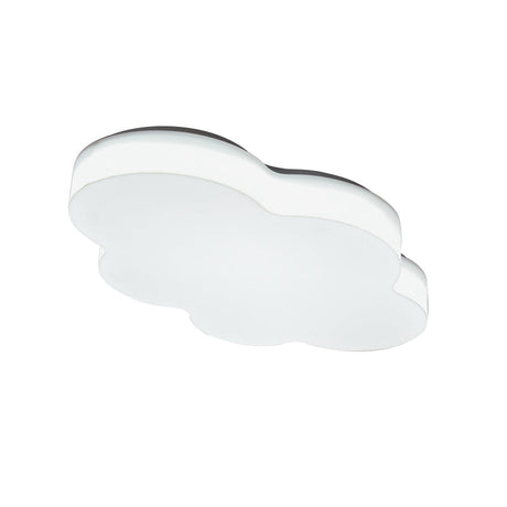 Kids Room Cartoon Led Cloud Ceiling Light In Acrylic Flushmount Design White/Red/Yellow