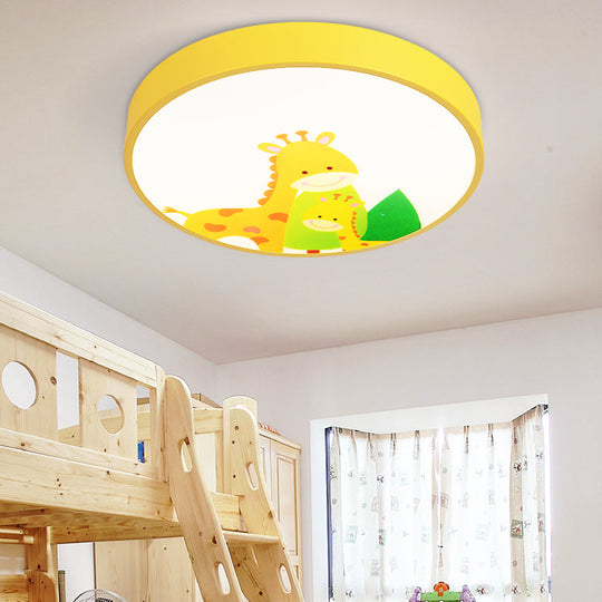 Acrylic Cartoon Flush Mount Ceiling Light For Kid’s Bedroom