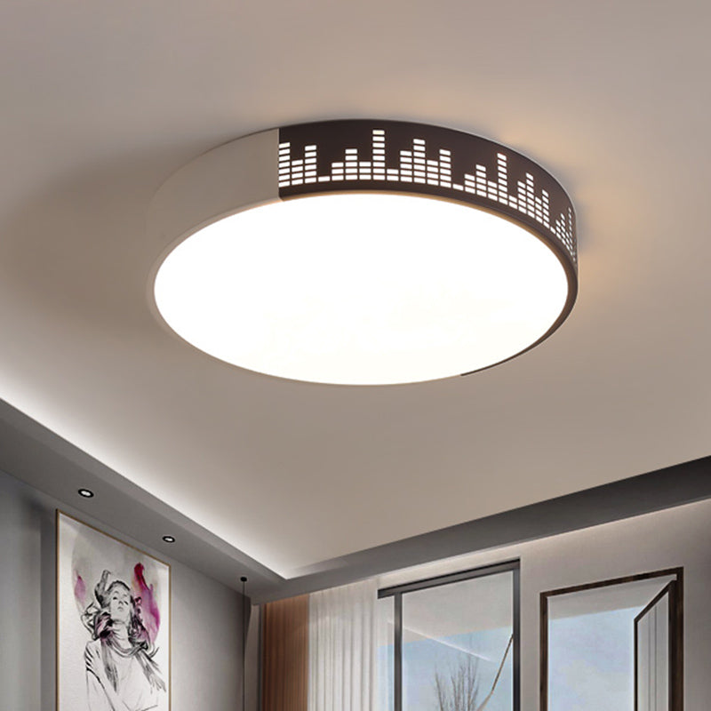 Modern White - Khaki Led Acrylic Ceiling Mounted Light For Bedroom