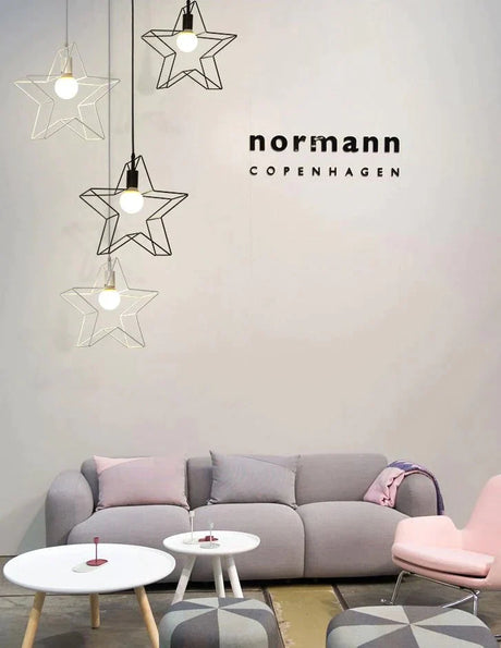 Nordic Creative Lovely Star Chandelier Ceiling