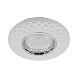 Contemporary Led Flushmount Lamp - White Ring Acrylic Ceiling Light With Warm/Natural Glow