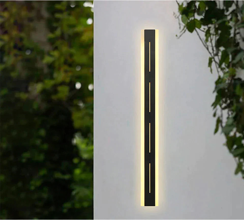 New Led Outdoor Wall Light Waterproof Aluminum Lamp With Remote Garden Porch Sconce 110V 220V