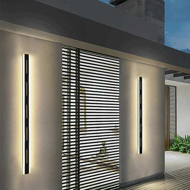 New Led Outdoor Wall Light Waterproof Aluminum Lamp With Remote Garden Porch Sconce 110V 220V