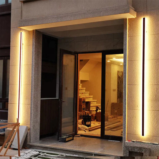 Outdoor Aluminium Waterdichte Wall Mounted Lamp Moderne Ip65 Led Verlichting Tuin Veranda Blaker