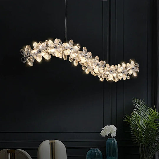 Celestia Modern Petal Crystal Chandelier – Luxury Chandelier