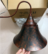 Applique rustica a 1 luce Carillon in ferro, colore nero/nero antico, per bistrot/spazi esterni