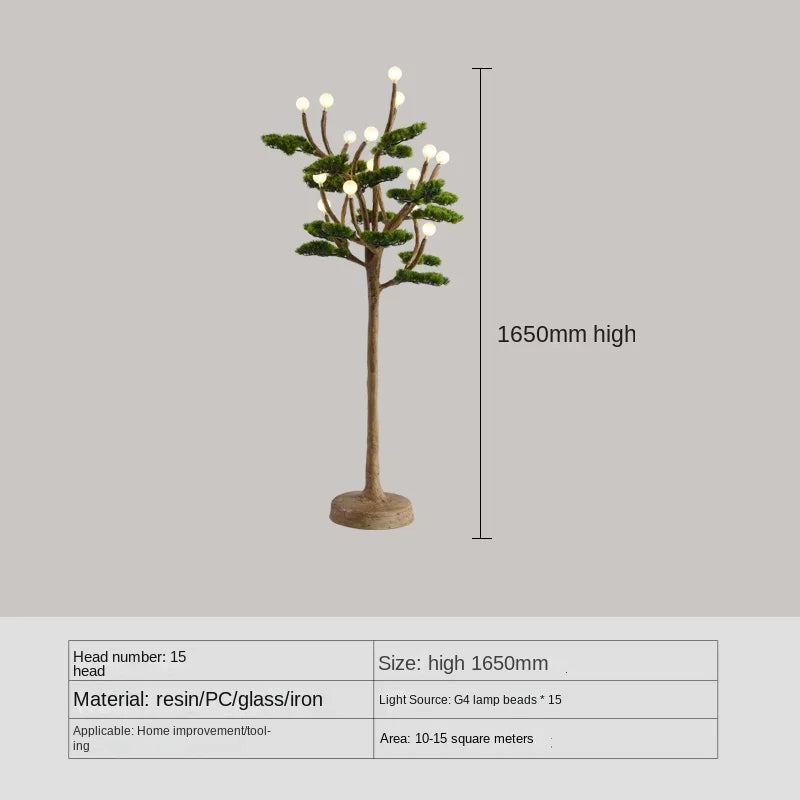 Valencia Vintage Branch Chandelier – Classical LED Pendant Light High 165cm / Natural light4500K