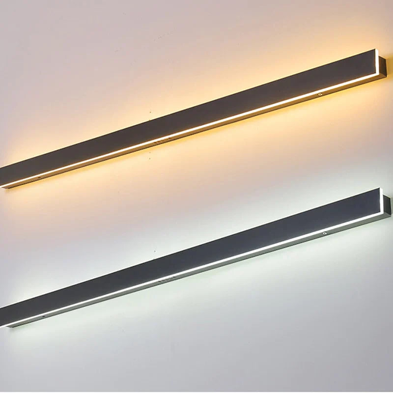 Waterproof Outdoor Wall Lamp Led Long Ip65 Aluminum Light Garden Villa Porch Sconce 110V 220V