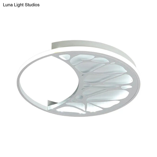Abstract Pattern Led Ceiling Light For Modern Bathroom Decor