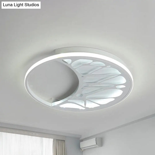 Abstract Pattern Led Ceiling Light For Modern Bathroom Decor