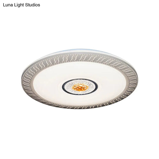 Acrylic Led Flush Ceiling Mount Light For Living Room & Kids Bedroom
