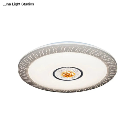 Acrylic Led Flush Ceiling Mount Light For Living Room & Kids Bedroom