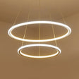 Adjustable 1/2/3-Light Pendant Chandelier With Acrylic Shade For Living Room Ceiling
